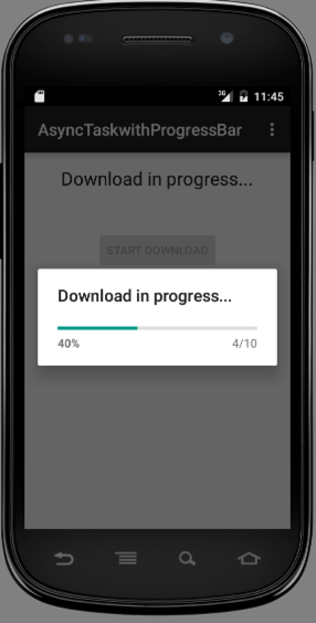 AsyncTaskProgressBar