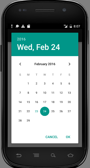 DatePicker